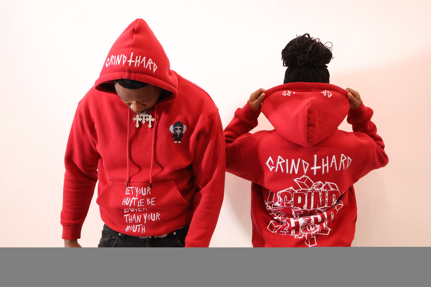 G2H Red "Grinders" Hoodie